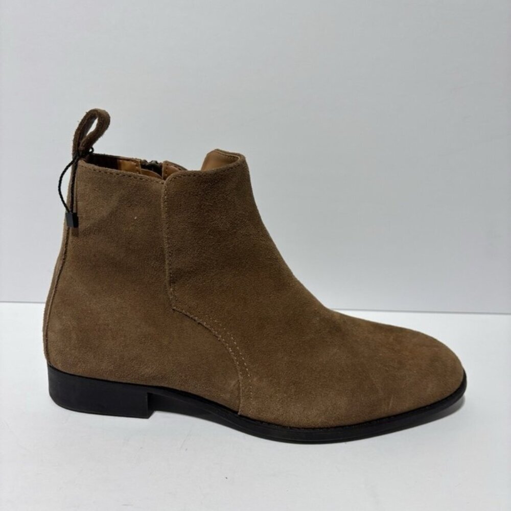 Zara Men’s Brown Suede Chelsea Boots, Size EUR 40, US 7 M